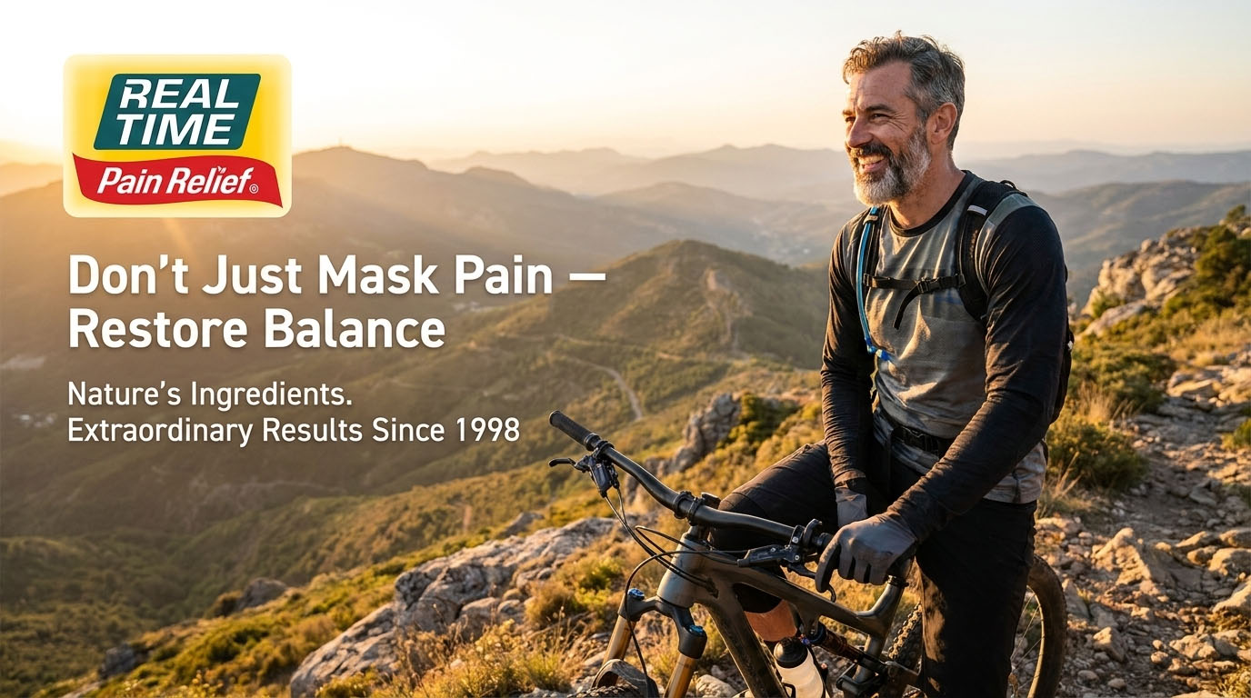 Real Time Pain Relief monthly newsletter — subscribe for health tips, product updates, and exclusive member offers