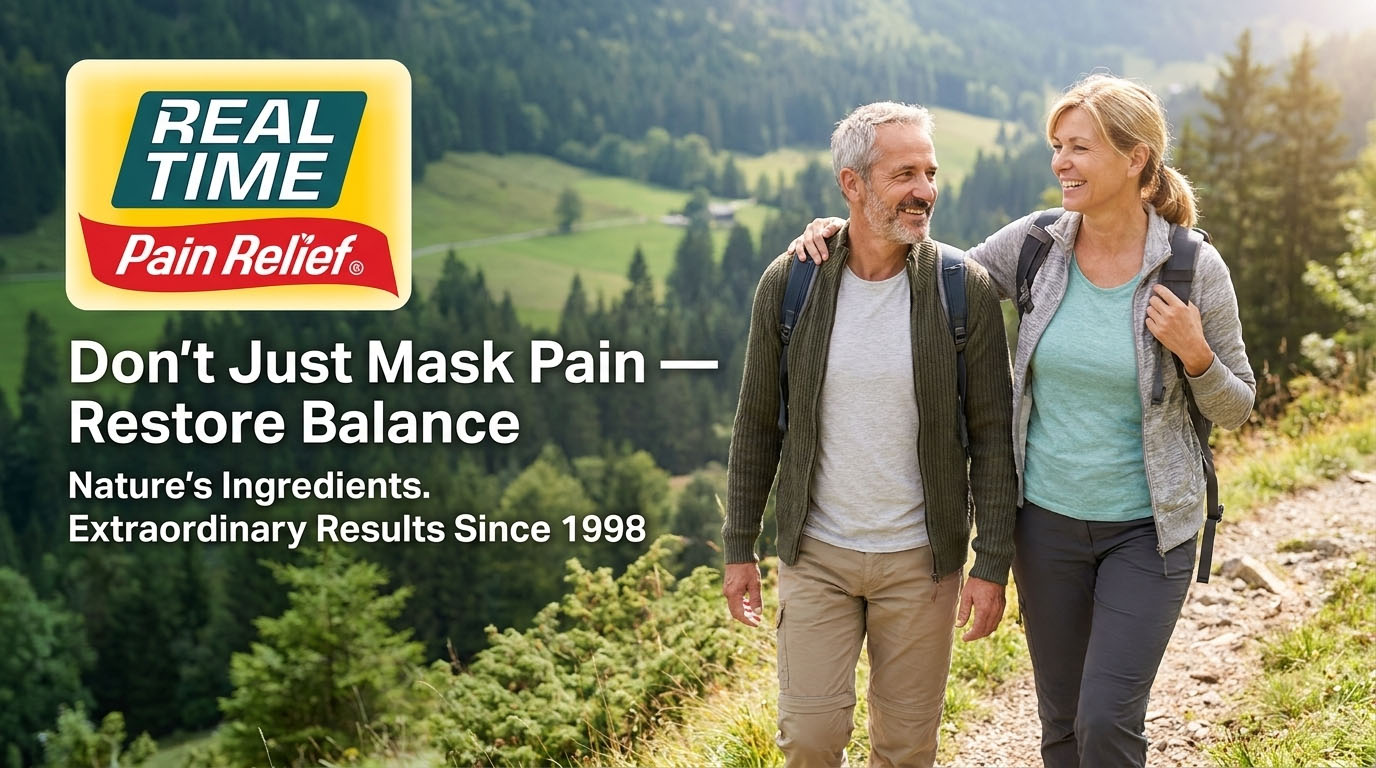 Nature's ingredients — why Real Time Pain Relief uses 15-26 natural ingredients per formula