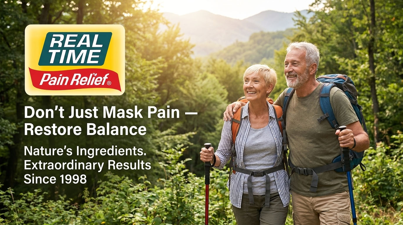 The Real Time approach to pain relief — layering system for maximum results
