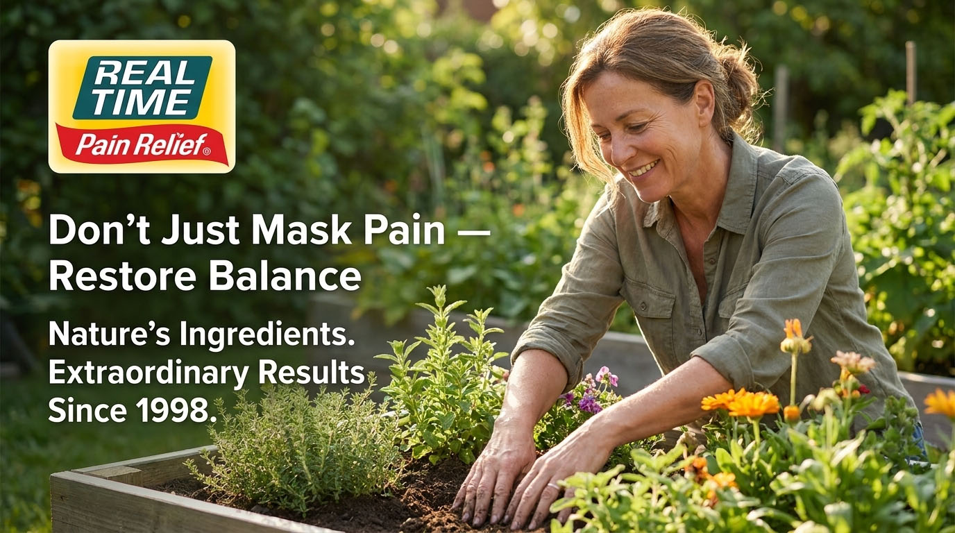 Real Time Pain Relief health and wellness blog — tips, insights, and research on natural pain management