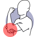 Arthritis and joint pain relief icon